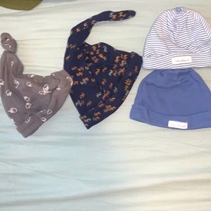 4/$25 | BUNDLE 0-3 months baby hats